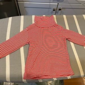 Cotton red striped turtleneck made in France by Absorba - size 24 months